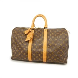 Louis Vuitton Boston Bag Monogram Keepall 45 M41428 Brown Men's Women's