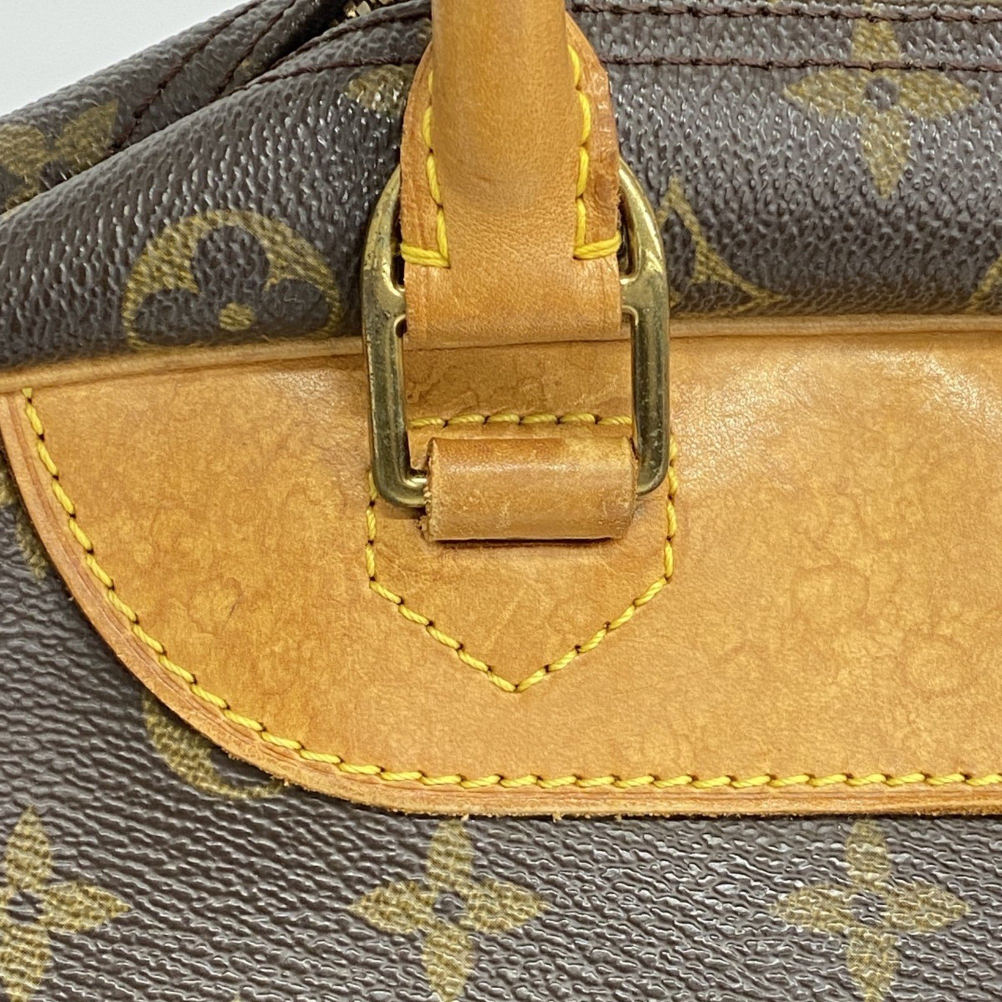 Louis Vuitton Handbag Monogram Deauville M47270 Brown Ladies