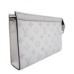 Louis Vuitton Shoulder Bag Taiga Rama Gaston Wearable Wallet M30935 White Men's