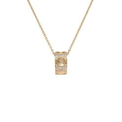 Louis Vuitton Pendant Empreinte GM K18YG Yellow Gold Necklace