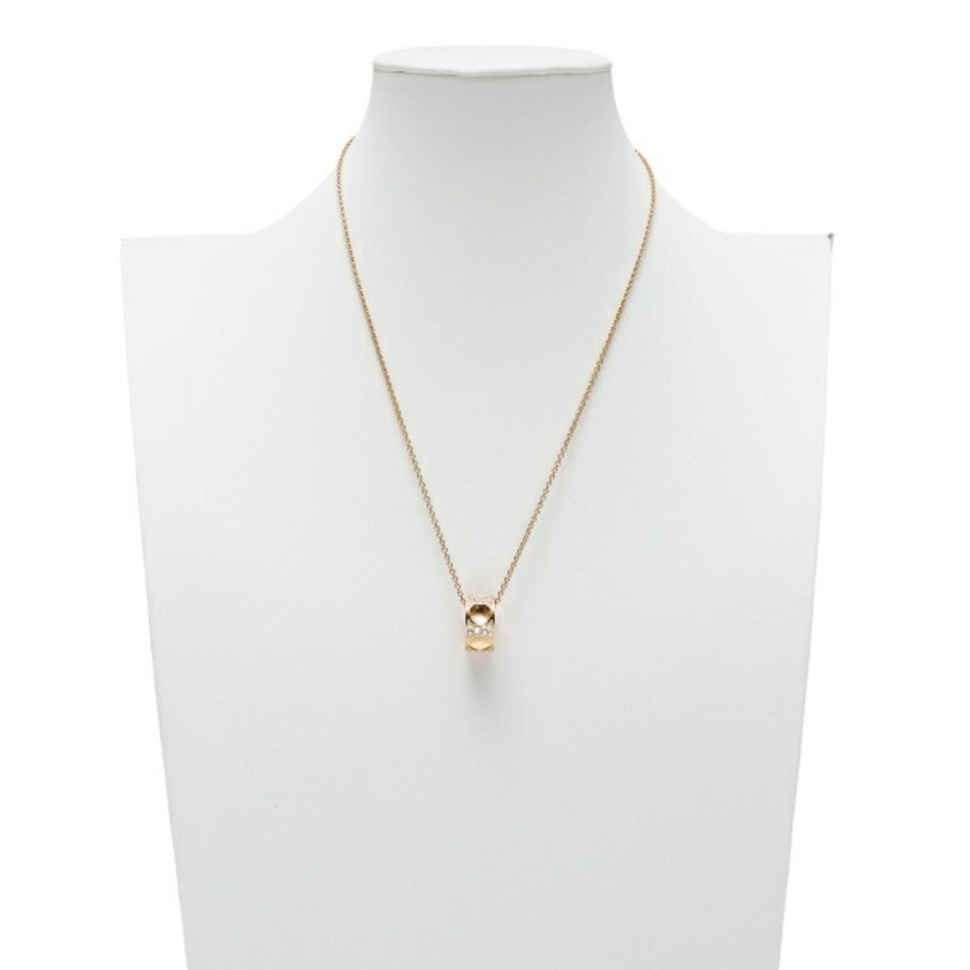 Louis Vuitton Pendant Empreinte GM K18YG Yellow Gold Necklace