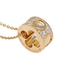 Louis Vuitton Pendant Empreinte GM K18YG Yellow Gold Necklace