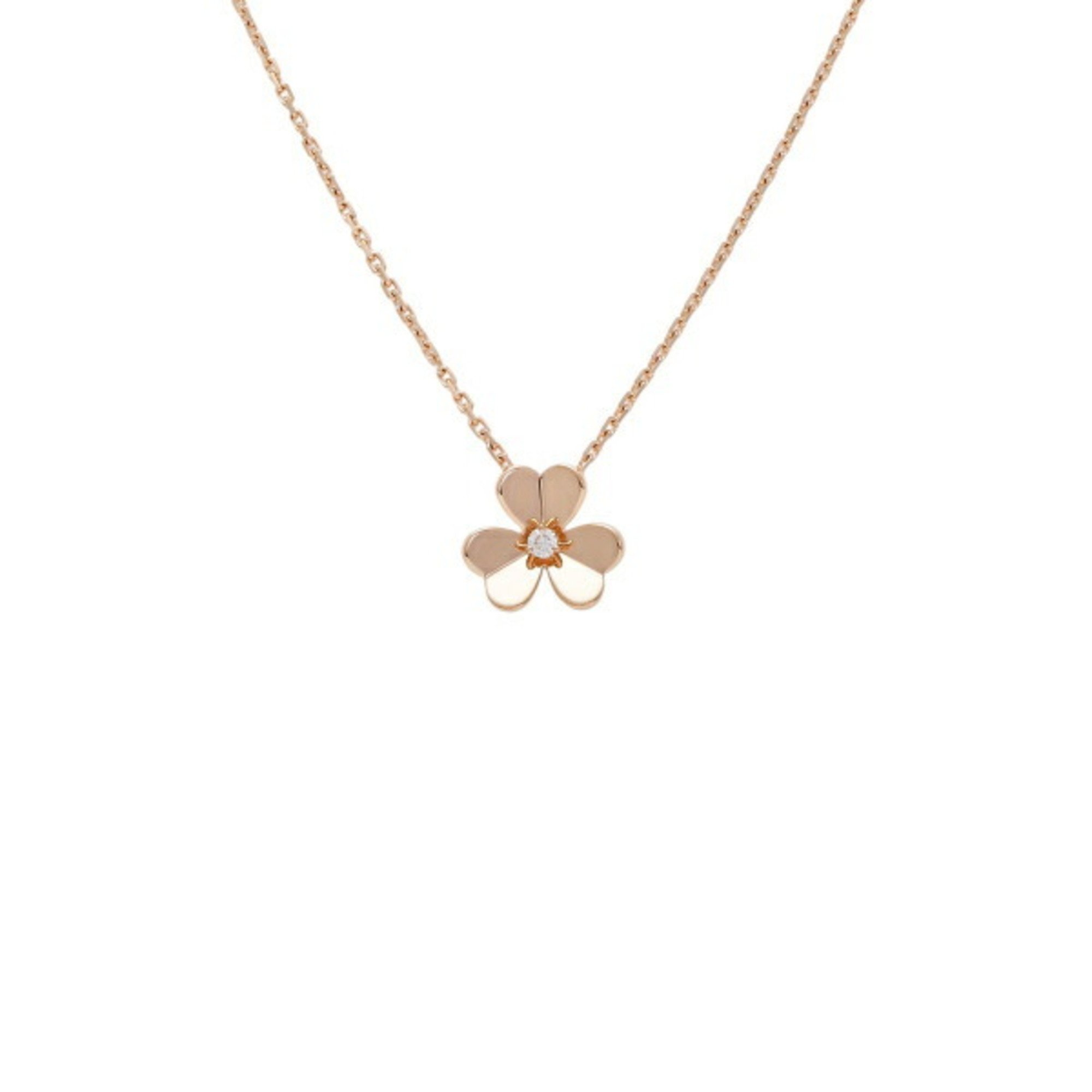 Van Cleef & Arpels Frivole Small 18K Rose Gold Necklace