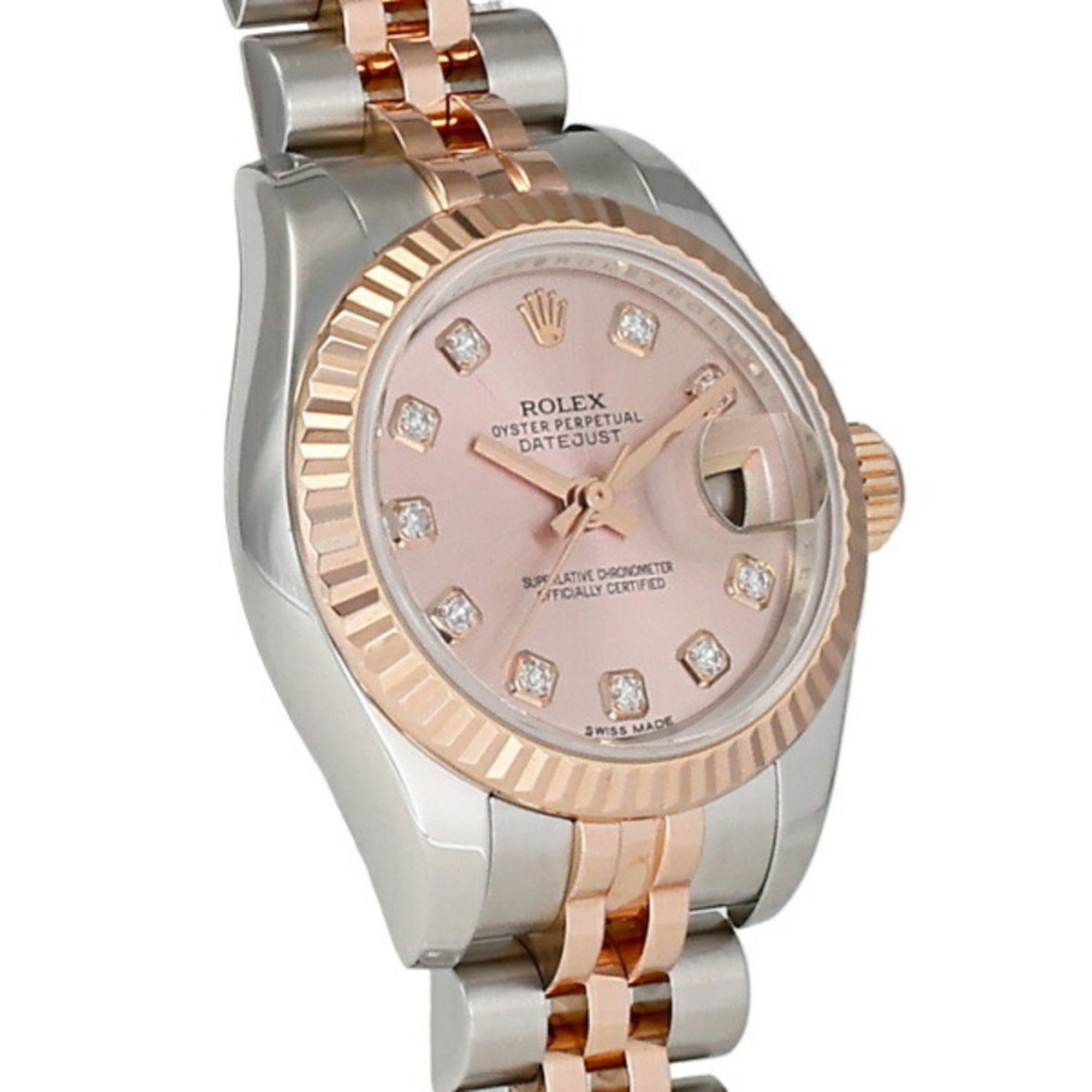 Rolex ROLEX Datejust 26 179171G Pink Dial Wristwatch for Women