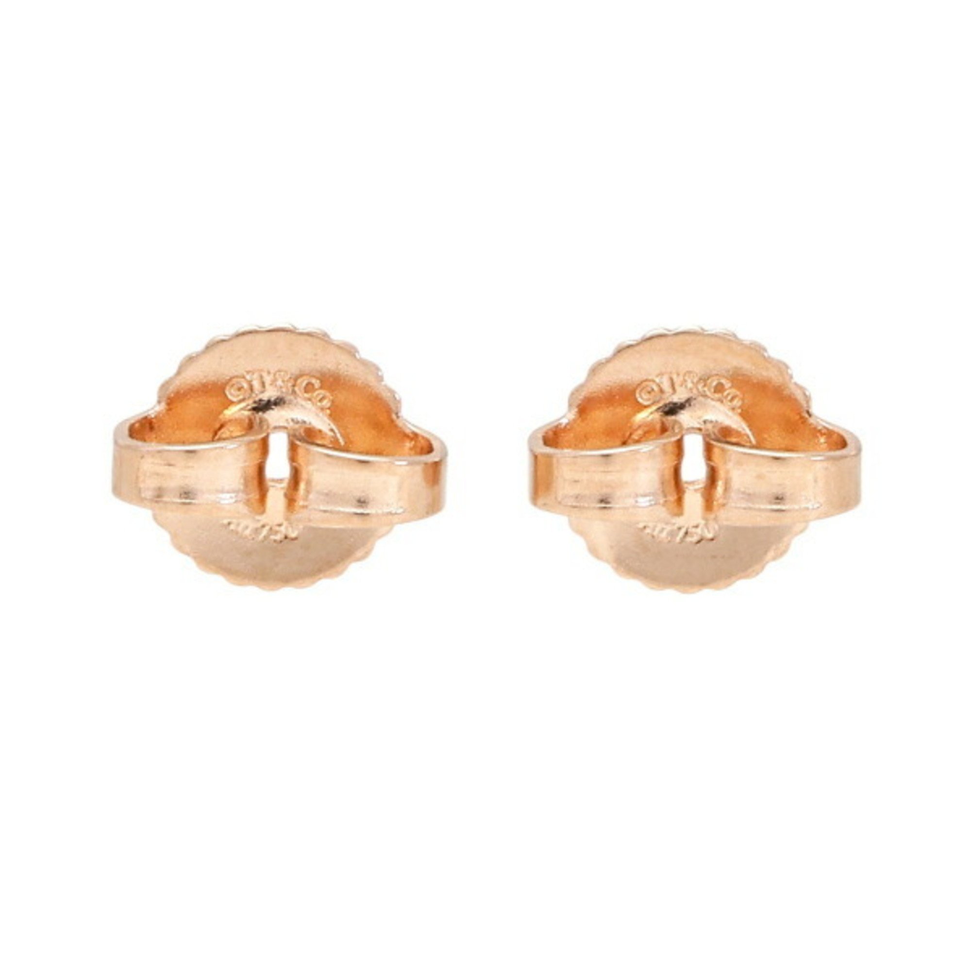 Tiffany Knot 18k Rose Gold Earrings