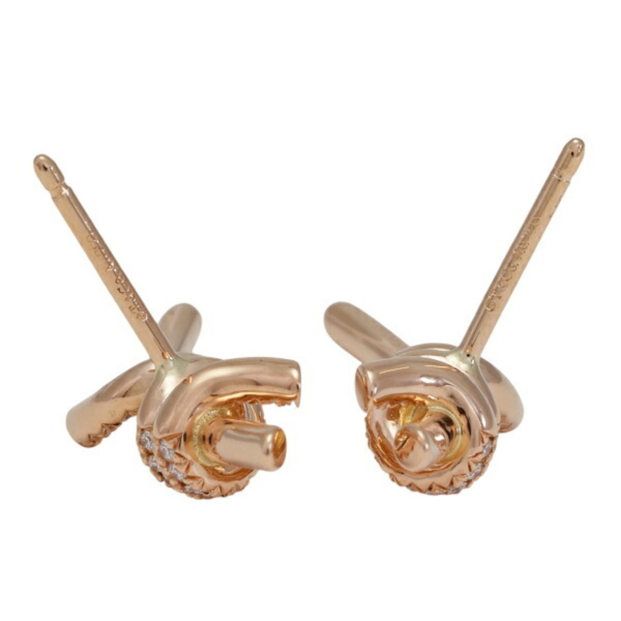 Tiffany Knot 18k Rose Gold Earrings