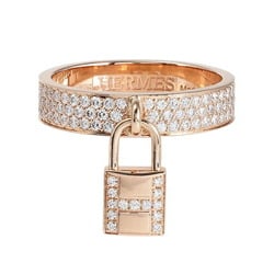 Hermes Kelly Crochet MM K18PG Pink Gold Ring