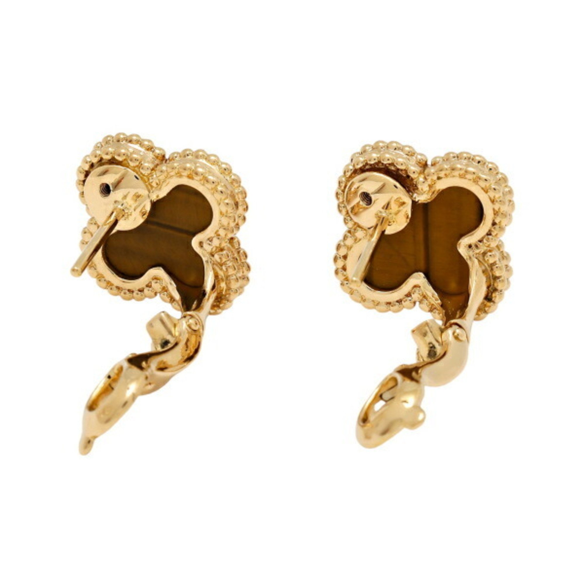 Van Cleef & Arpels Alhambra 18K Yellow Gold Earrings