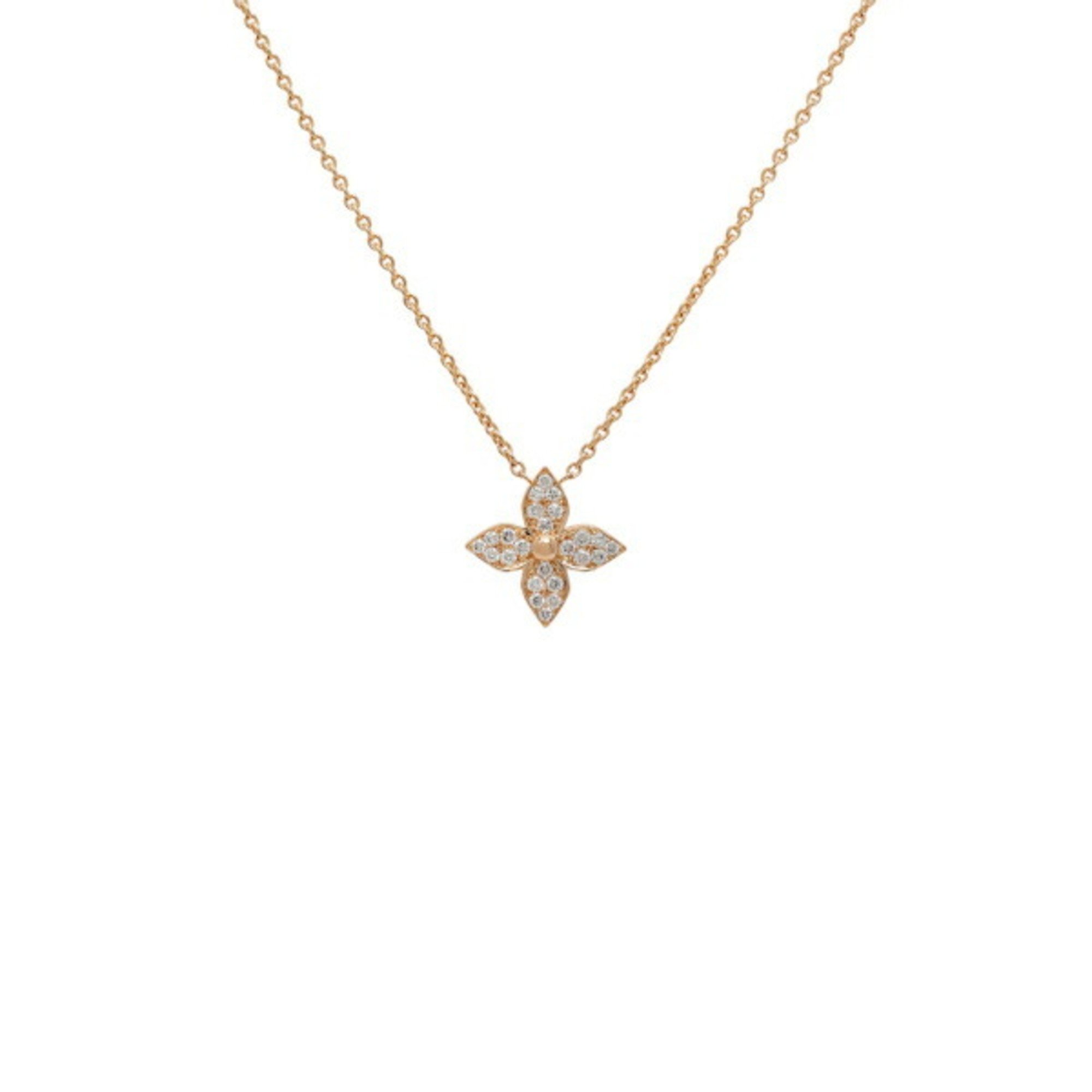 Louis Vuitton Star Blossom K18PG Pink Gold Necklace