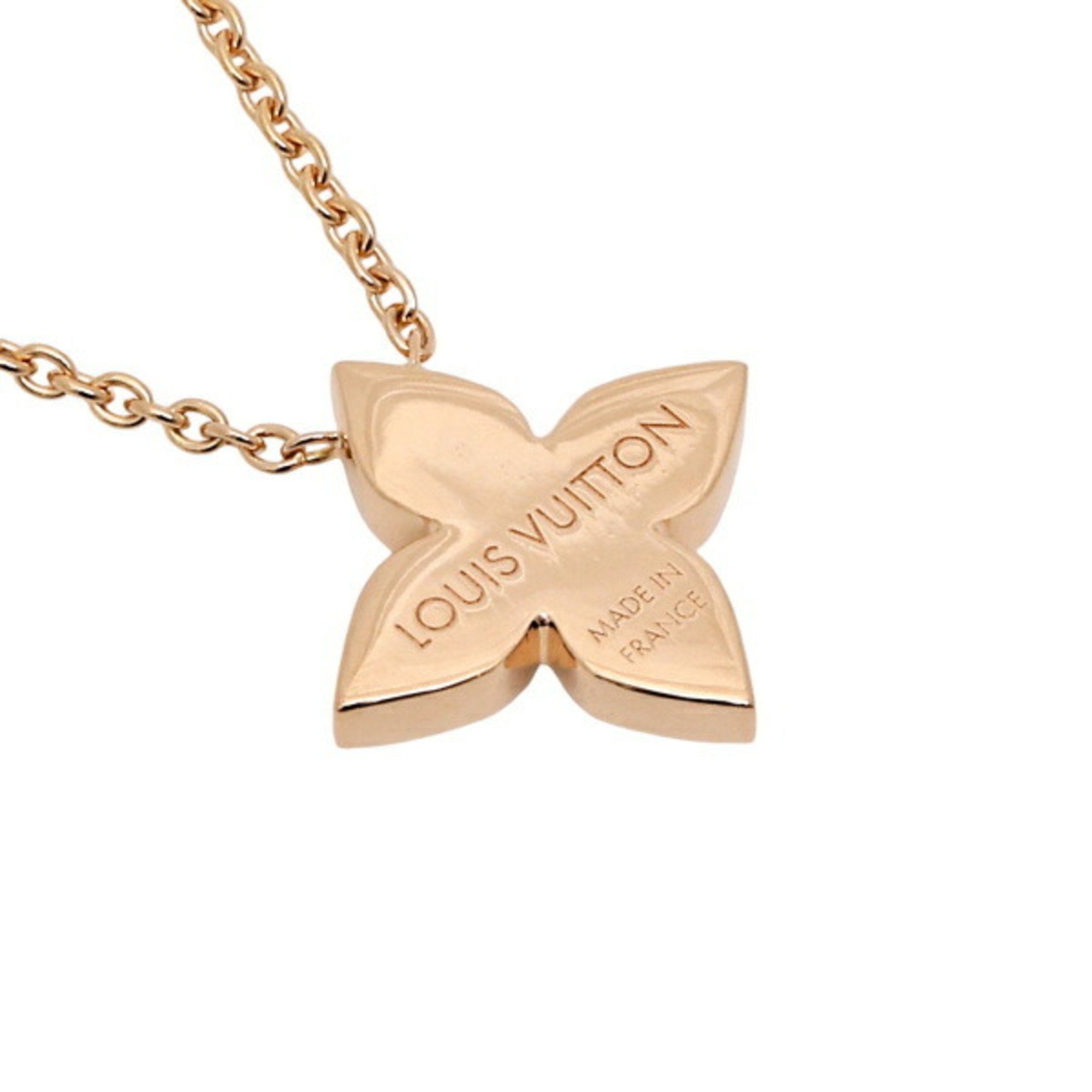 Louis Vuitton Star Blossom K18PG Pink Gold Necklace