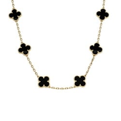 Van Cleef & Arpels Alhambra 10 motifs K18YG yellow gold necklace