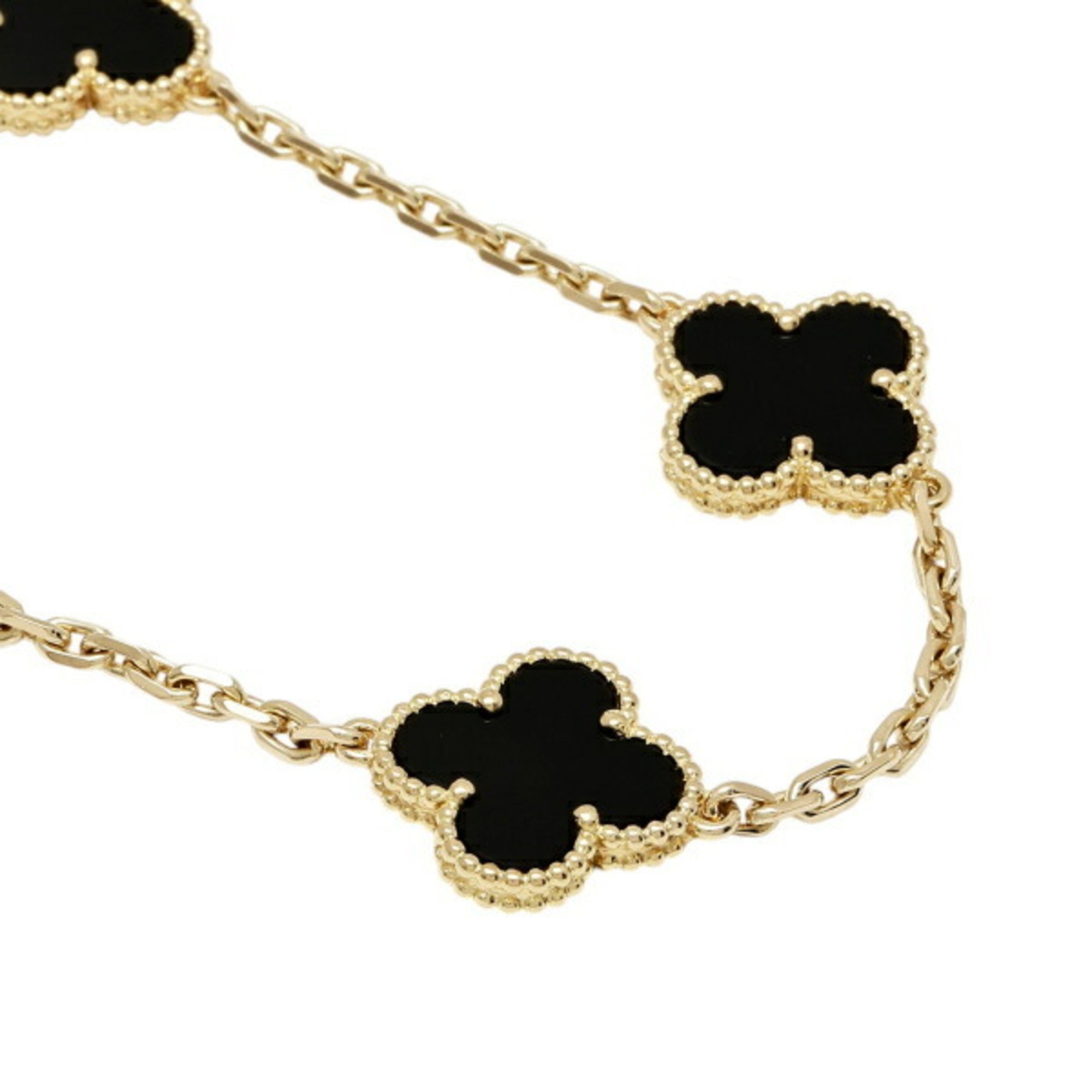 Van Cleef & Arpels Alhambra 10 motifs K18YG yellow gold necklace