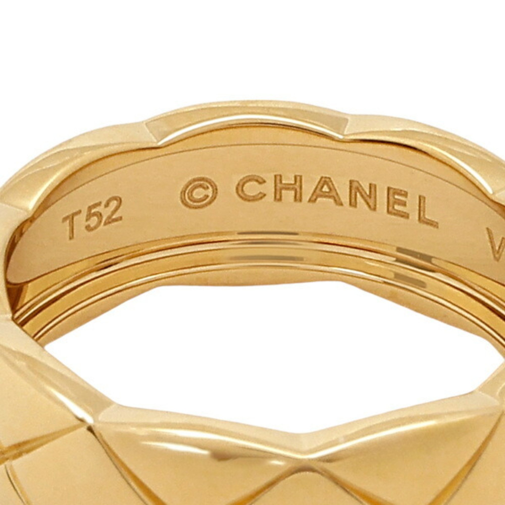 Chanel Coco Crush Medium K18YG Yellow Gold Ring