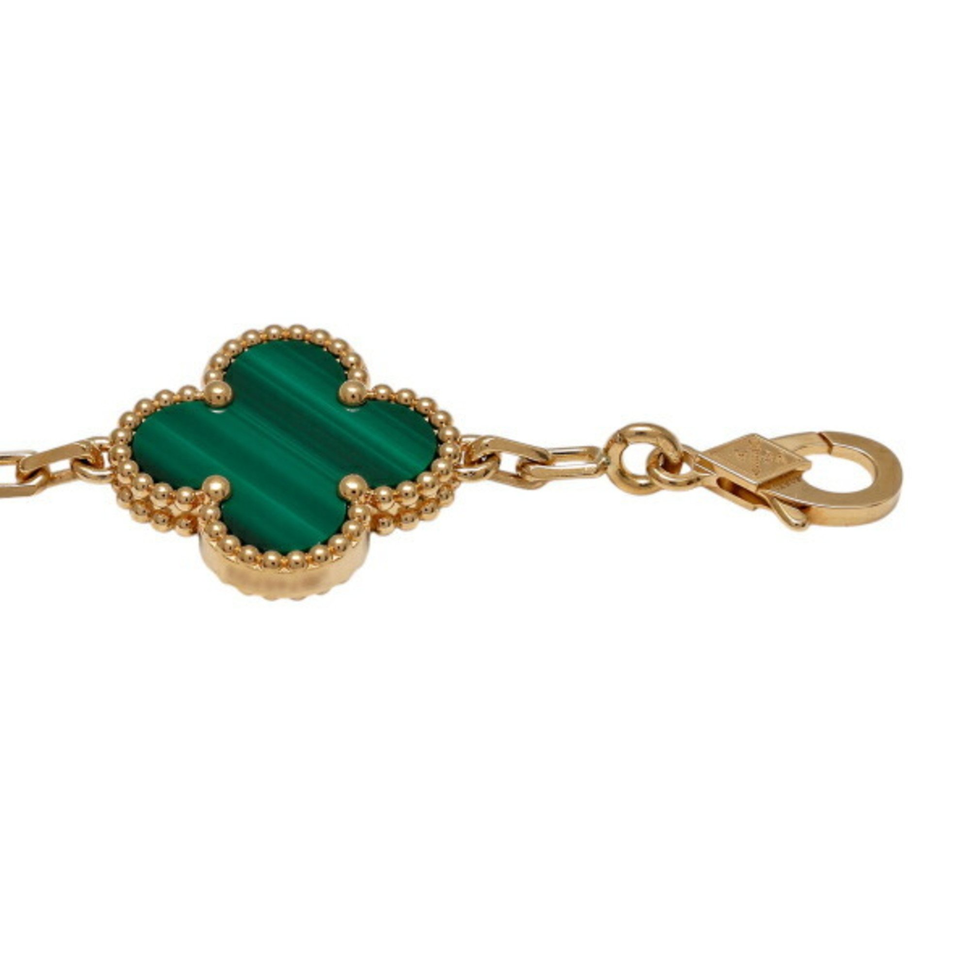 Van Cleef & Arpels Alhambra 5 motif K18YG yellow gold bracelet