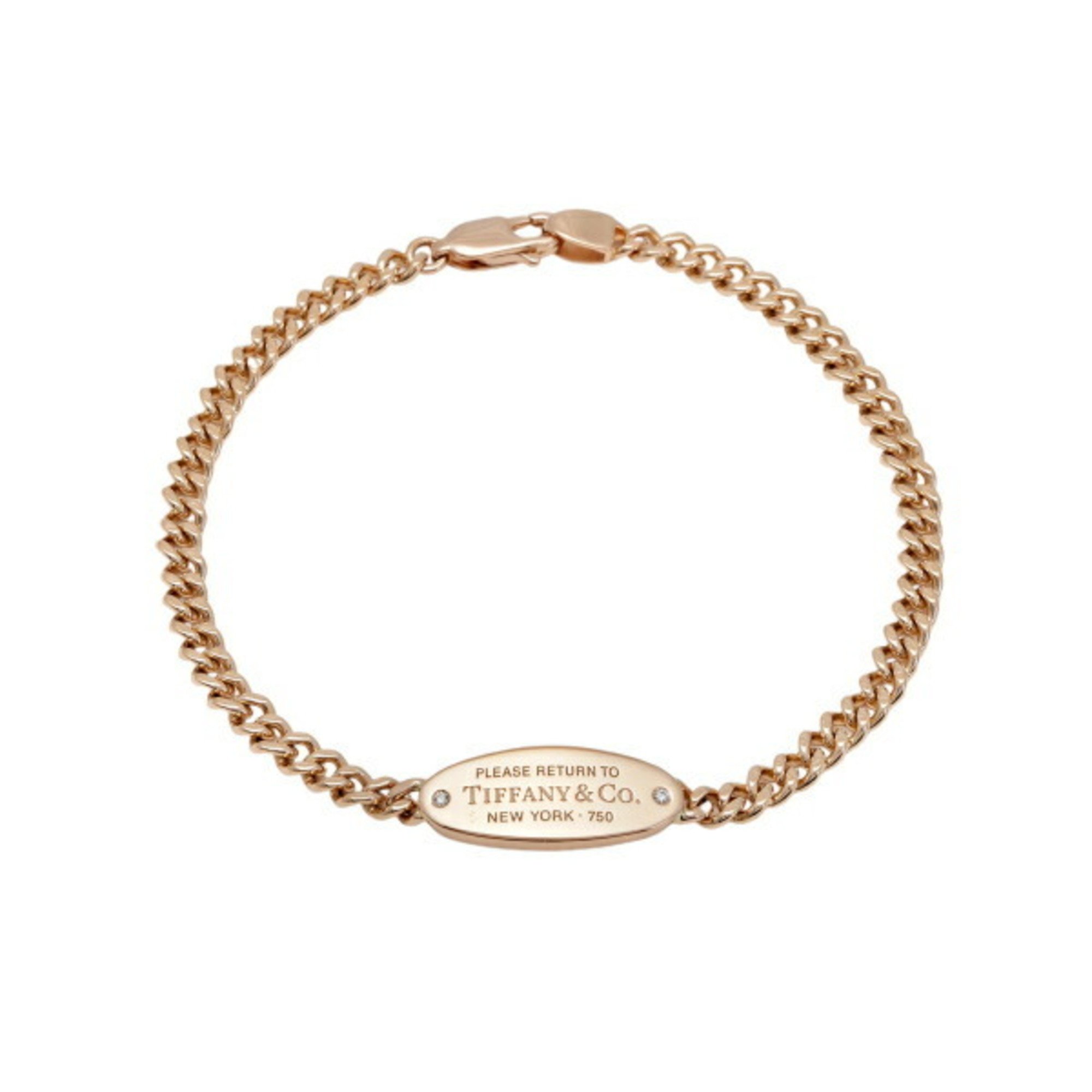 Tiffany Return To K18PG Pink Gold Bracelet