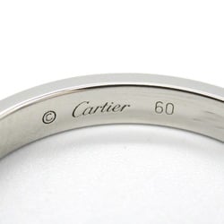 CARTIER C de Cartier Wedding Ring Rings Pt950 Platinum Men's Women's Silver