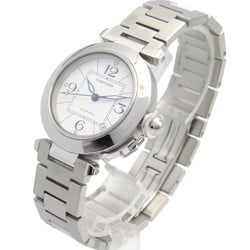 Cartier Pasha C Watch Stainless Steel Boys White W31074M7