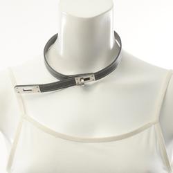 Hermes Kelly Choker, Epsom Leather, Women's, Grey