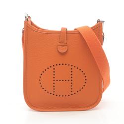 Hermes HERMES Evelyn TPM Shoulder Bag Taurillon Clemence Women's Orange