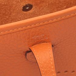 Hermes HERMES Evelyn TPM Shoulder Bag Taurillon Clemence Women's Orange