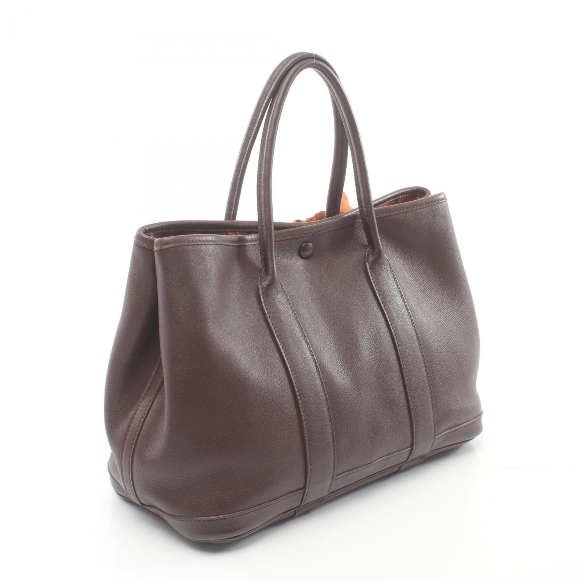 Hermes HERMES Garden Twilly TPM Tote Bag Swift Leather Women's Brown