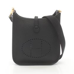 Hermes HERMES Evelyn TPM Amazon Shoulder Bag Taurillon Clemence Women's Black