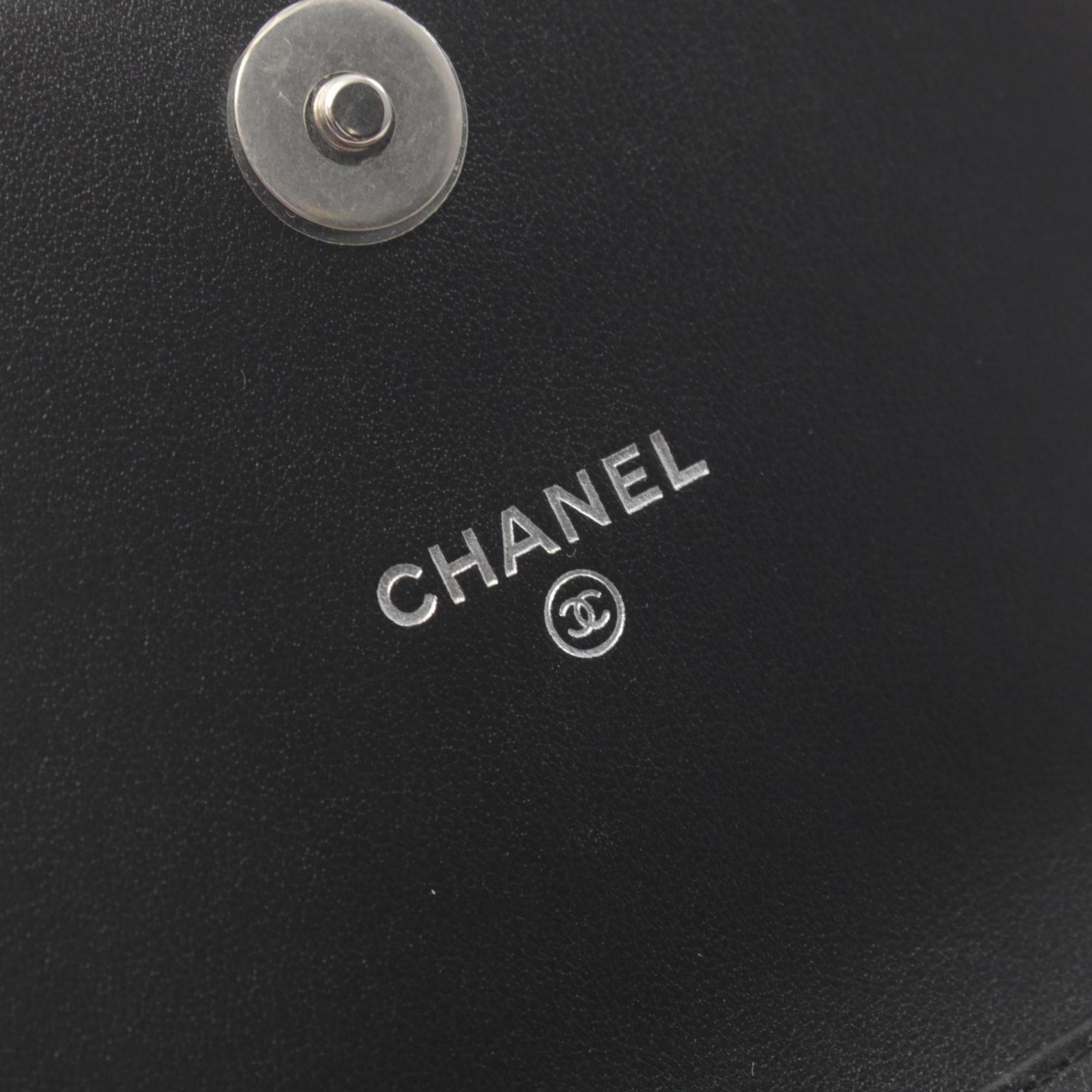 CHANEL Boy Chanel Matelasse Shoulder Bag Caviar Skin (Grained Calf) Women's Black AP3175