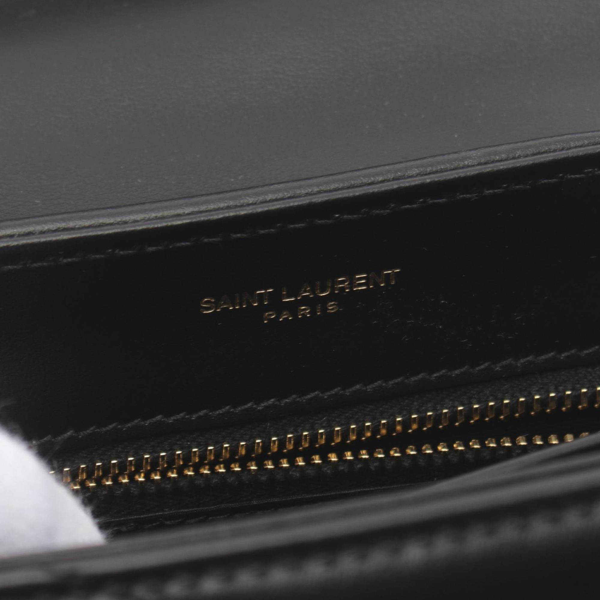 Saint Laurent SAINT LAURENT LOULOU TOY Shoulder Bag Leather Women's Black 678401DV7071000