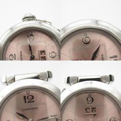 Cartier Pasha C Big Date Watch Stainless Steel Boys Pink W31058M7