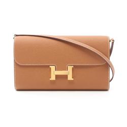 Hermes HERMES Constance Long To-Go Shoulder Bag Epsom Leather Women's Brown