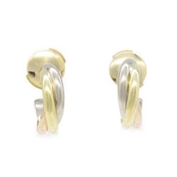 Cartier Trinity Earrings, K18 (yellow gold), K18WG (white (pink ladies, gold, B8017100