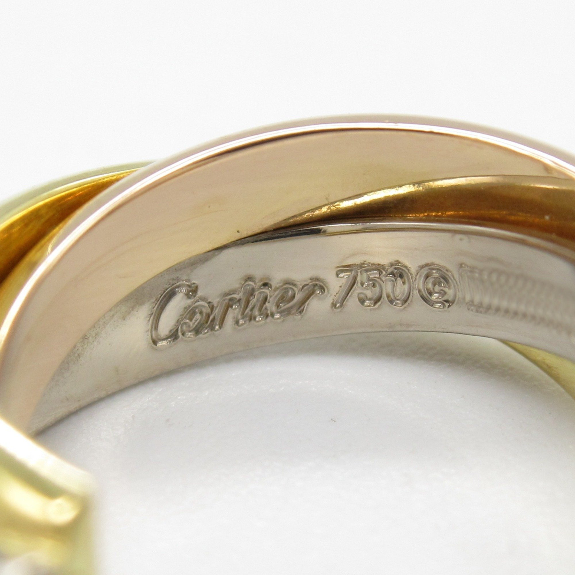 Cartier Trinity Earrings, K18 (yellow gold), K18WG (white (pink ladies, gold, B8017100