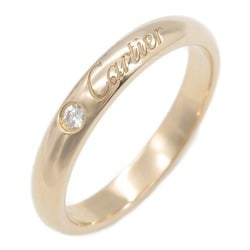 CARTIER C de Cartier Wedding Ring 1P Diamond K18PG (Pink Gold) Ladies Clear