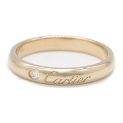 CARTIER C de Cartier Wedding Ring 1P Diamond K18PG (Pink Gold) Ladies Clear