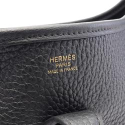 Hermes HERMES Evelyn 3 Trois PM Shoulder Bag Taurillon Clemence Women's Black 056277CC