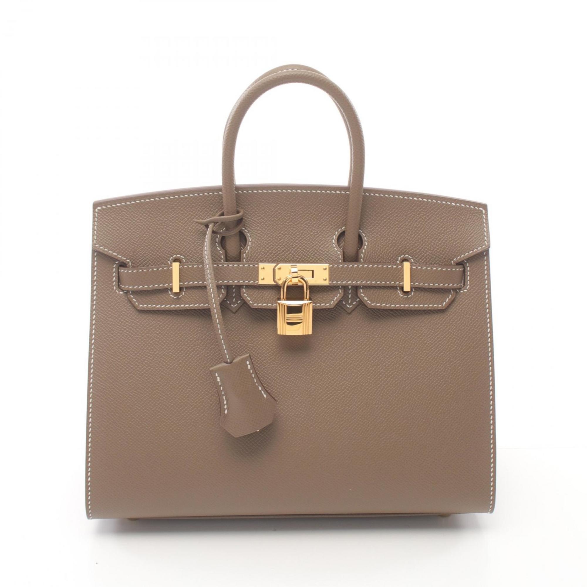 Hermes HERMES Birkin 25 Handbag Bag Epsom Leather Women's Brown