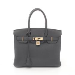 Hermes HERMES Birkin 30 Handbag Bag Togo Women's Grey