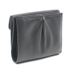 Salvatore Ferragamo Bi-fold Wallet Leather Women's Black