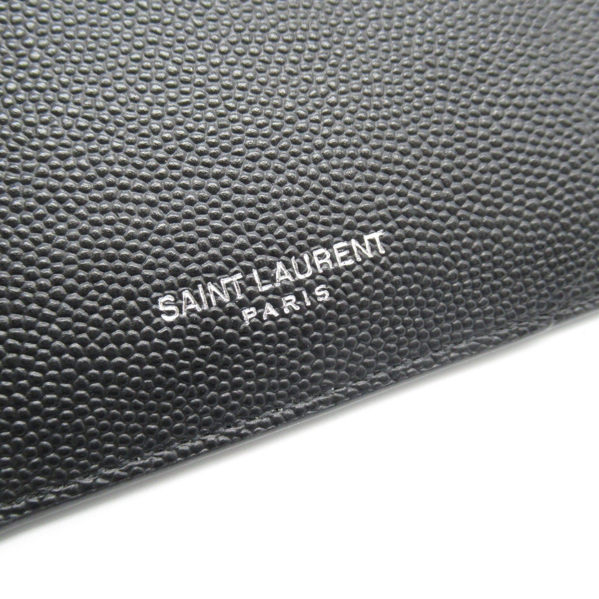 Saint Laurent SAINT LAURENT Coin Card Holder Wallet/Coin Case Wallet Leather Men's Women's Black