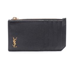 Yves Saint Laurent Saint Laurent Paris TINY MONOGRAM Wallet/Coin Case Wallet Leather Men's Women's Black 62989902G0W1000