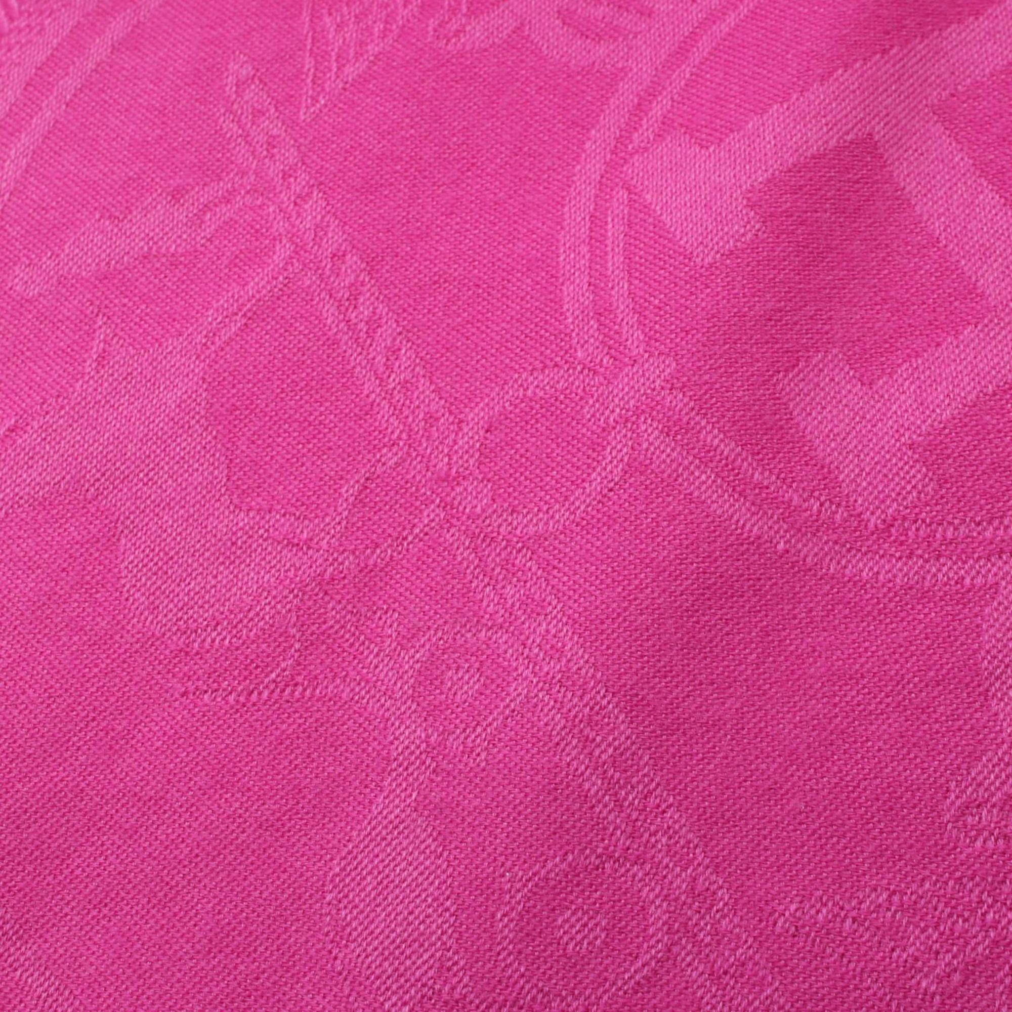 Hermes New Libris Scarf/Scarf Stole Silk Cashmere Women's Pink