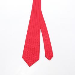 Hermes HERMES Necktie Clothing Silk Men's Red