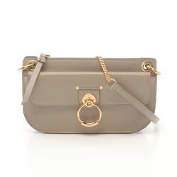 Chloé Chloe Tess Shoulder Bag, Leather, Women's, Beige