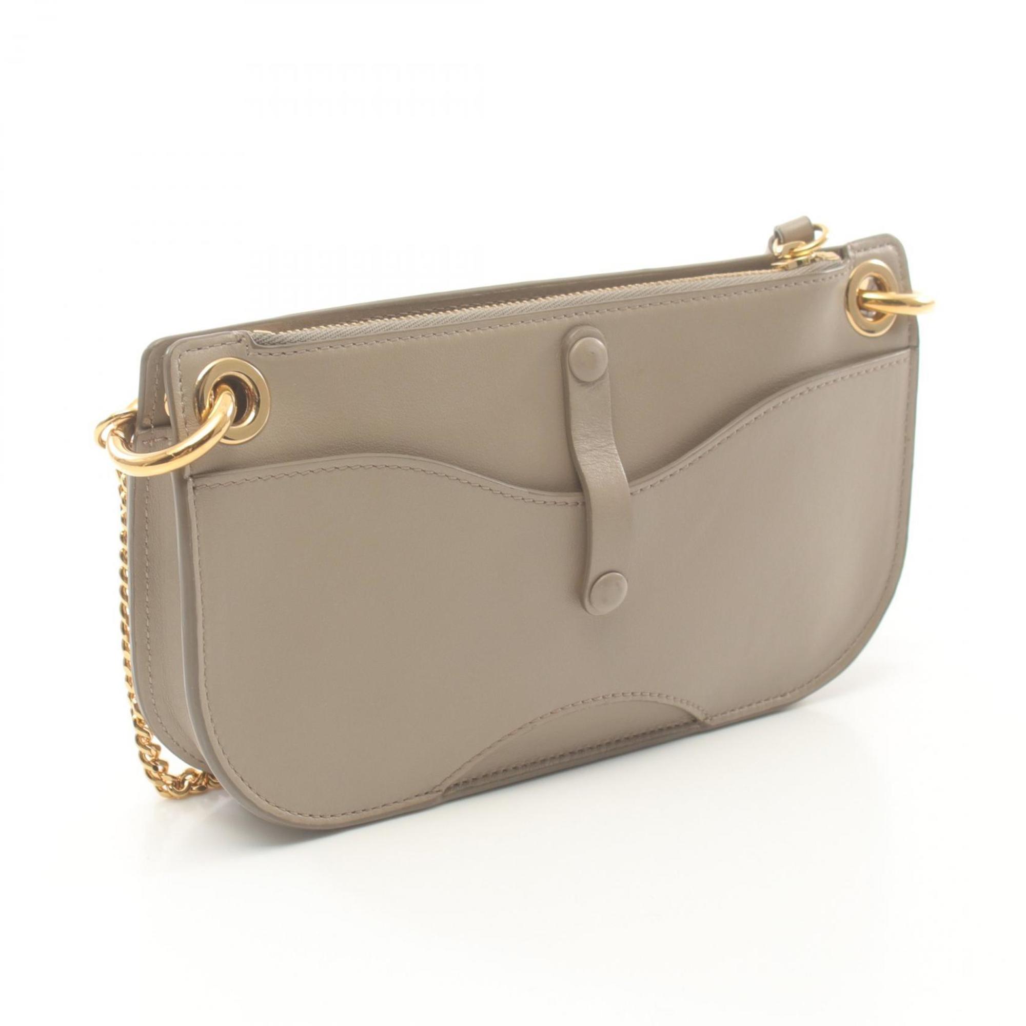 Chloé Chloe Tess Shoulder Bag, Leather, Women's, Beige