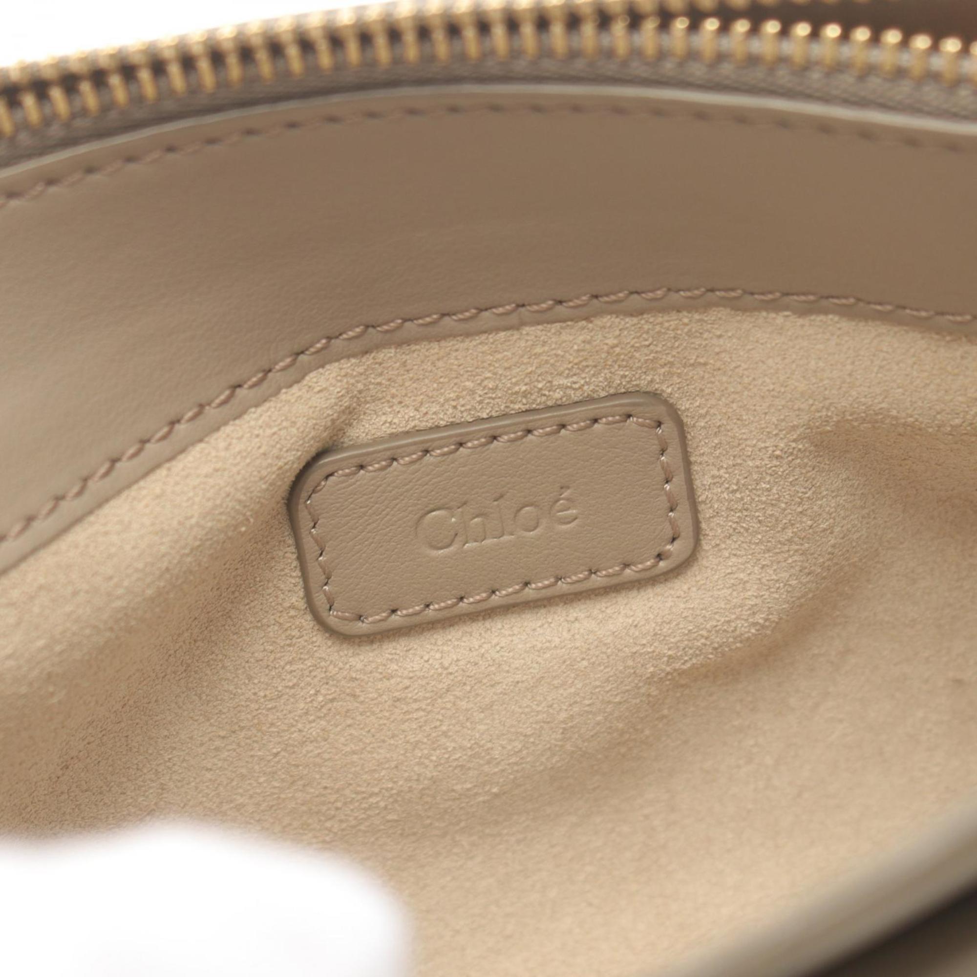 Chloé Chloe Tess Shoulder Bag, Leather, Women's, Beige