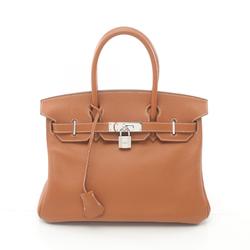 Hermes HERMES Birkin 30 Handbag Bag Swift Leather Women's Brown