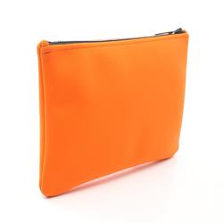 Hermes Neoban MM Second Bag Clutch Neoprene Women's Orange