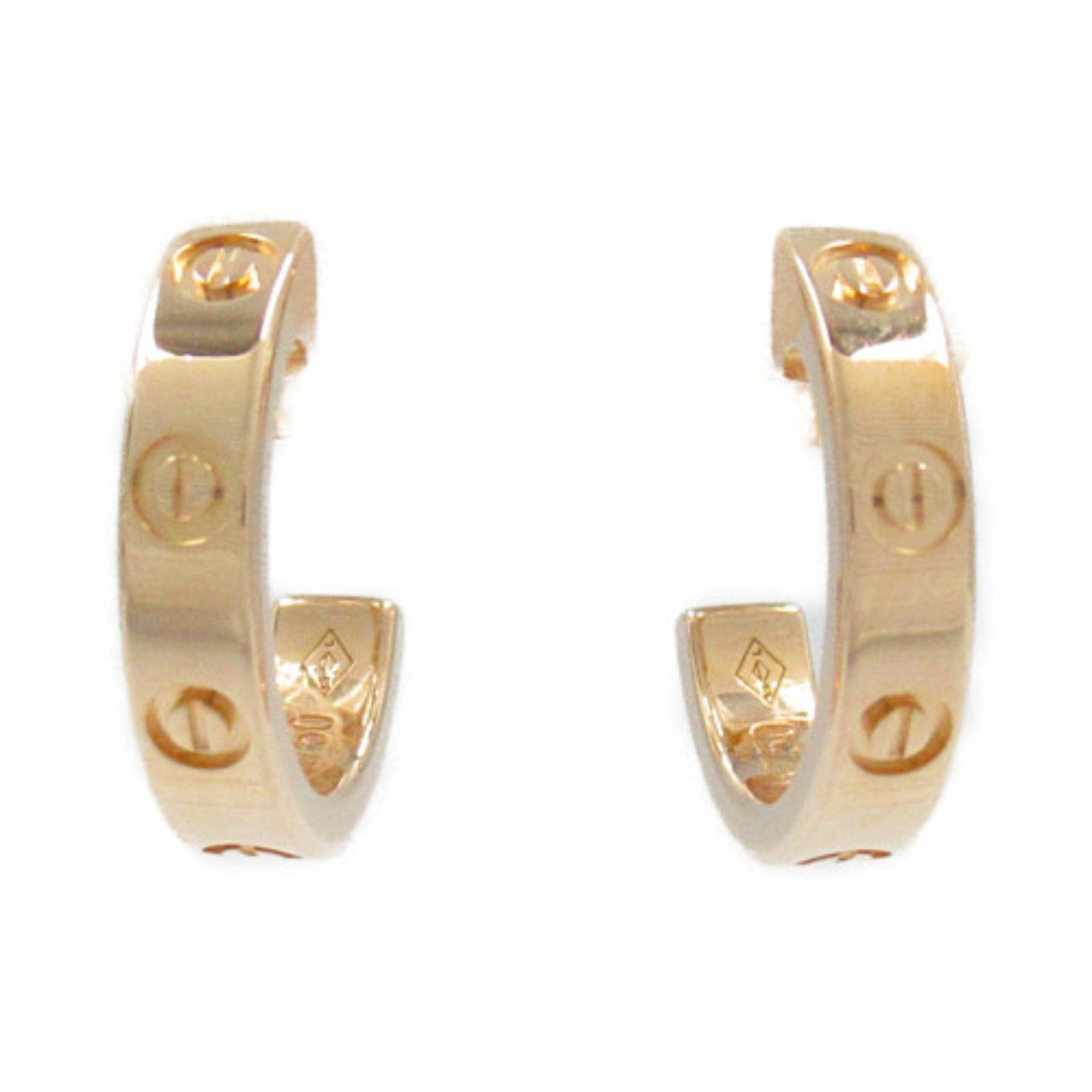 Cartier Love Earrings, K18PG (pink gold), ladies' gold, B8029000