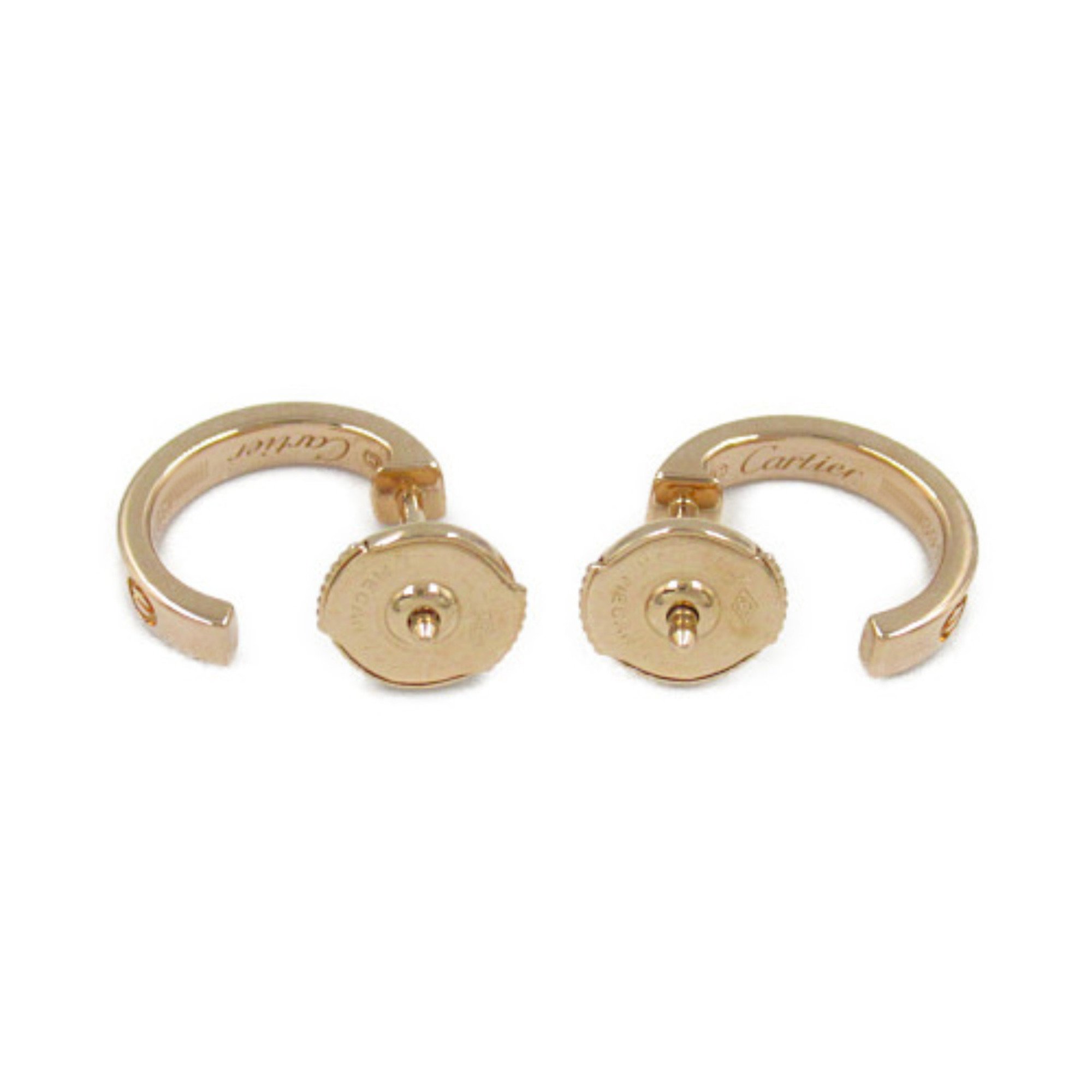 Cartier Love Earrings, K18PG (pink gold), ladies' gold, B8029000