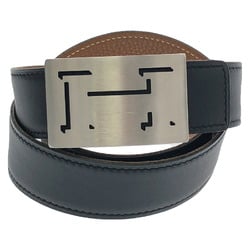 HERMES Belt Clothing Leather Men's Black